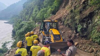 Photo of ऋषिकेश में चट्टान गिरने से नीलकंठ मार्ग 30 मी. बाधित